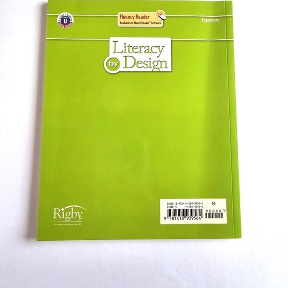 Lot of 2 Rigby Literacy by Design Level Grade 5 Fluency Reading Level U NEW - Picture 10 of 11